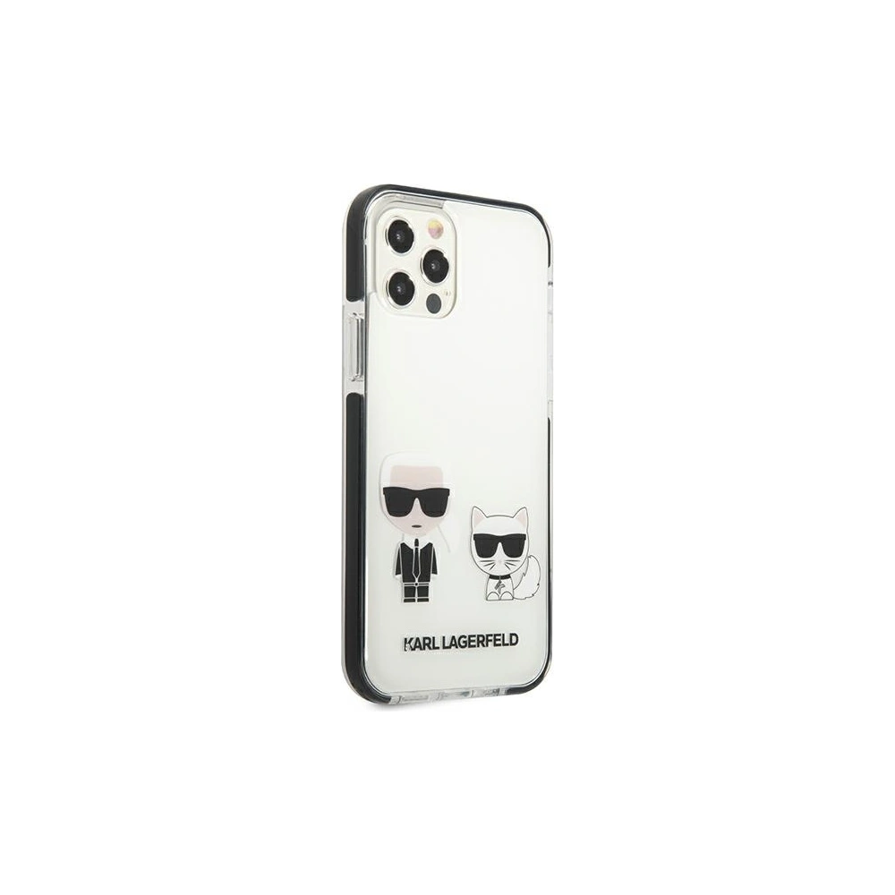 Hurtownia GSM - Etui Karl Lagerfeld KLHCP12MTPEKCW Apple iPhone 12/12 Pro hardcase bílý/white Karl&Choupette - KLD944WHT - {ean13} - Hurt
