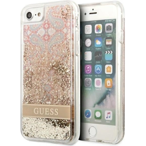 Hurtownia GSM - Case Guess GUHCI8LFLSD Apple iPhone SE 2022/SE 2020/8/7 gold/hartschale Paisley Liquid Glitter - GUE1812GLD - {ean13} - Hurt