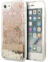 Etui Guess GUHCI8LFLSD Apple iPhone SE 2022/SE 2020/8/7 złoty/gold hardcase Paisley Liquid Glitter