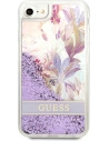 Hurtownia GSM - Case Guess GUHCI8LFLSU Apple iPhone SE 2022/SE 2020/8/7 lila/purple hardcase Flower Liquid Glitter - GUE1813PRP - {ean13} - Hurt