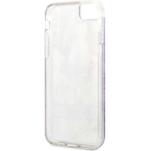 Hurtownia GSM - Case Guess GUHCI8LFLSU Apple iPhone SE 2022/SE 2020/8/7 lila/purple hardcase Flower Liquid Glitter - GUE1813PRP - {ean13} - Hurt
