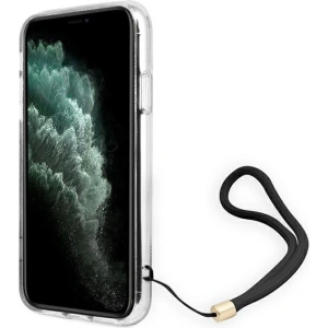 Hurtownia GSM - Etui Guess GUOHCN61H4STW Apple iPhone 11 brązowy/brown hardcase 4G Print Strap - GUE1814BR - {ean13} - Hurt
