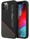 Etui Mercedes AMG AMHCP12MRGDBK Apple iPhone 12/12 Pro czarny/black hardcase Silicone Two Tones