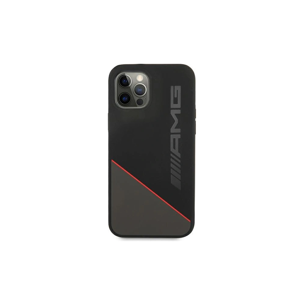Hurtownia GSM - Etui Mercedes AMG AMHCP12MRGDBK Apple iPhone 12/12 Pro černý/black hardcase Silicone Two Tones - MRS045BLK - {ean13} - Hurt