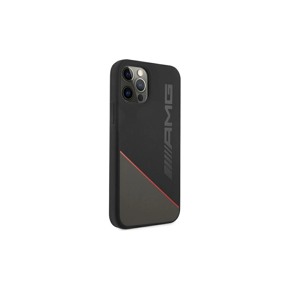 Hurtownia GSM - Etui Mercedes AMG AMHCP12MRGDBK Apple iPhone 12/12 Pro černý/black hardcase Silicone Two Tones - MRS045BLK - {ean13} - Hurt