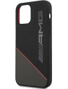 Hurtownia GSM - Etui Mercedes AMG AMHCP12MRGDBK Apple iPhone 12/12 Pro czarny/black hardcase Silicone Two Tones - MRS045BLK - {ean13} - Hurt