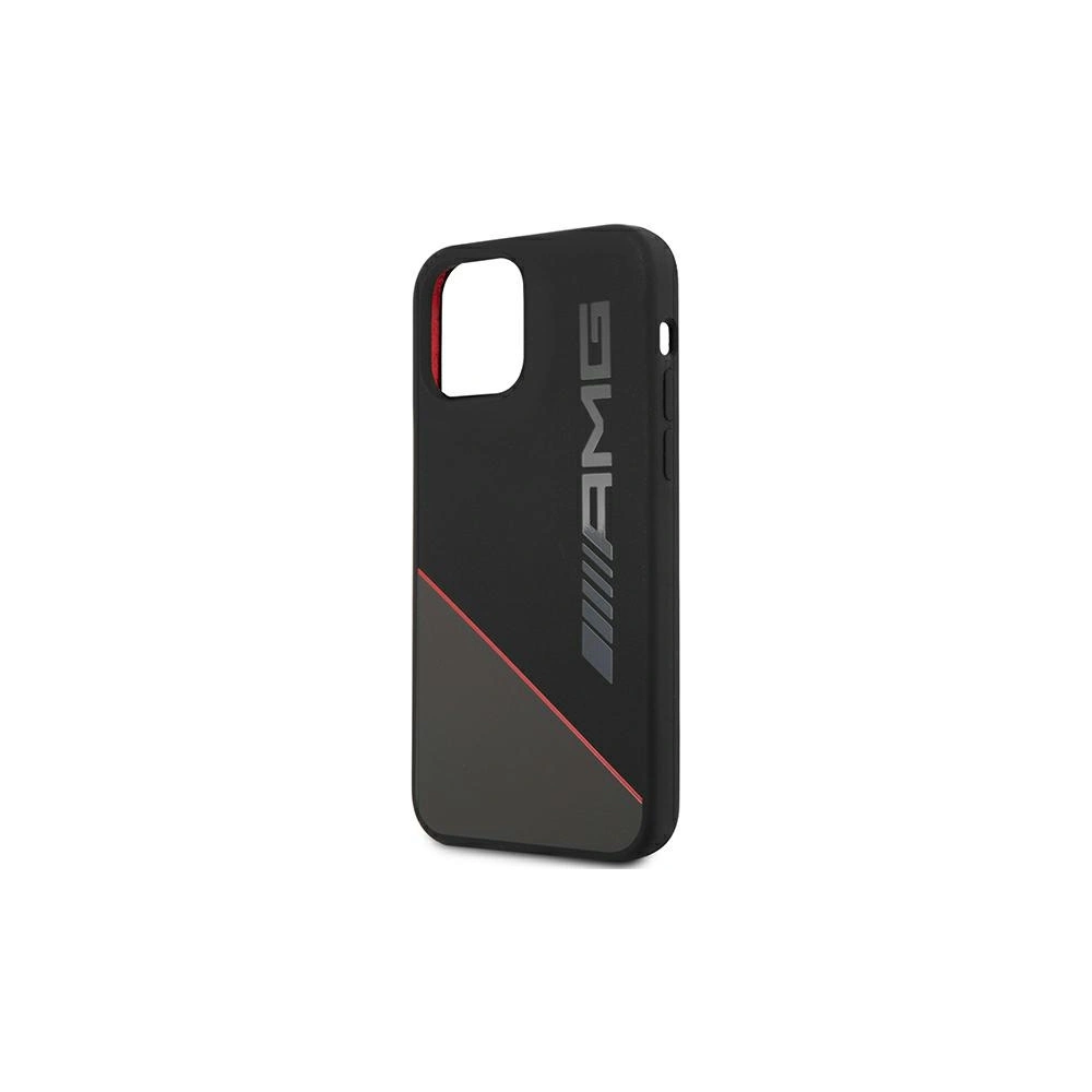 Hurtownia GSM - Etui Mercedes AMG AMHCP12MRGDBK Apple iPhone 12/12 Pro černý/black hardcase Silicone Two Tones - MRS045BLK - {ean13} - Hurt