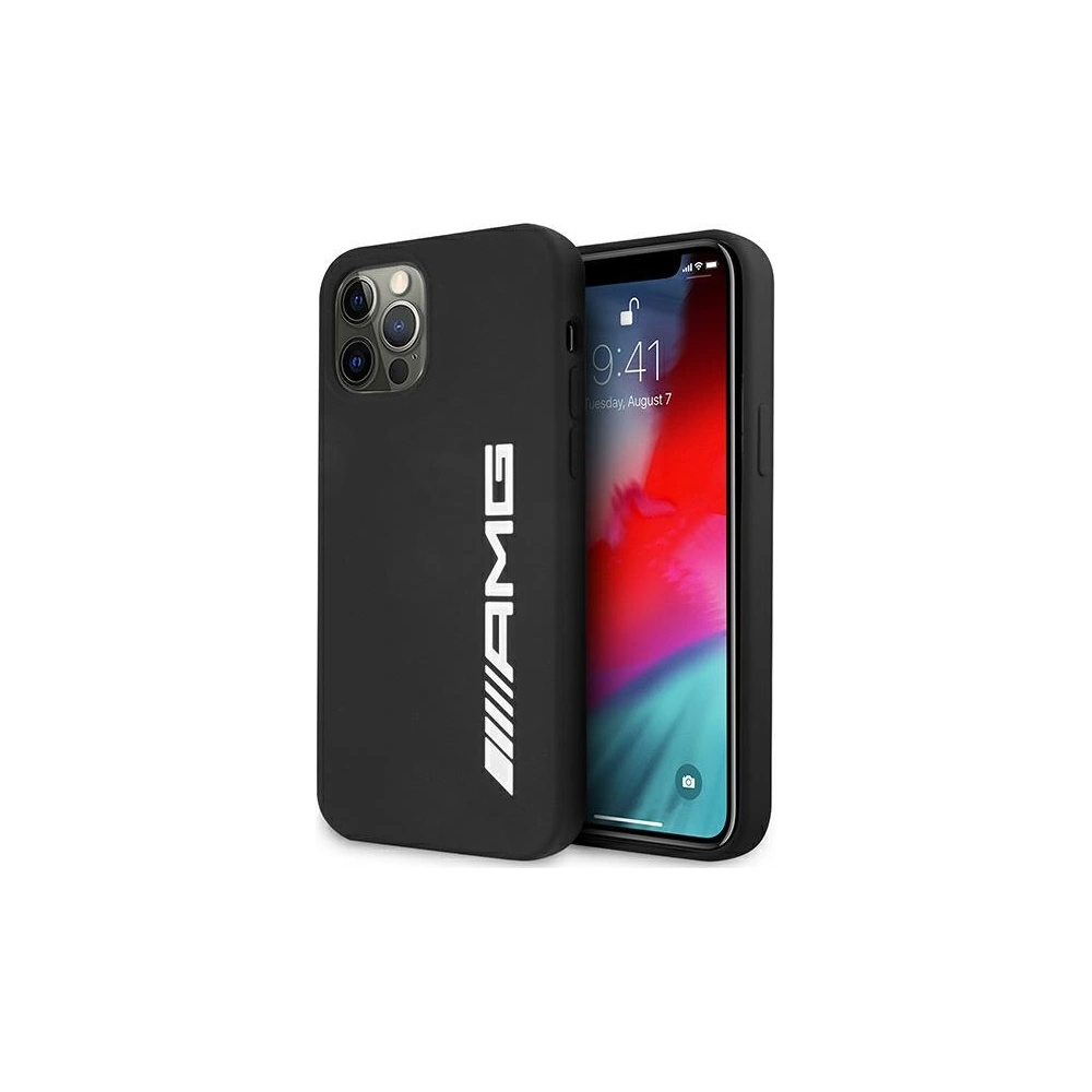 Hurtownia GSM - Etui Mercedes AMG AMHCP12MSGLBGN Apple iPhone 12/12 Pro černý/black hardcase silikonový velký logo - MRS046BLK - {ean13} - Hurt