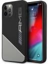 Case Mercedes AMG AMHCP12MWGDBK Apple iPhone 12/12 Pro grau/grey Hardcase Silikon Zwei Töne
