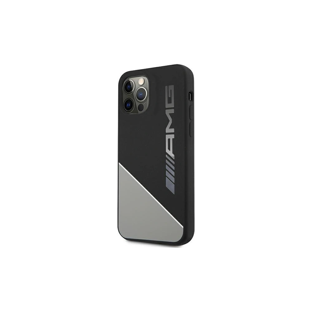 Hurtownia GSM - Etui Mercedes AMG AMHCP12MWGDBK Apple iPhone 12/12 Pro šedý/grey hardcase silikonové dvě tóny - MRS047GRY - {ean13} - Hurt