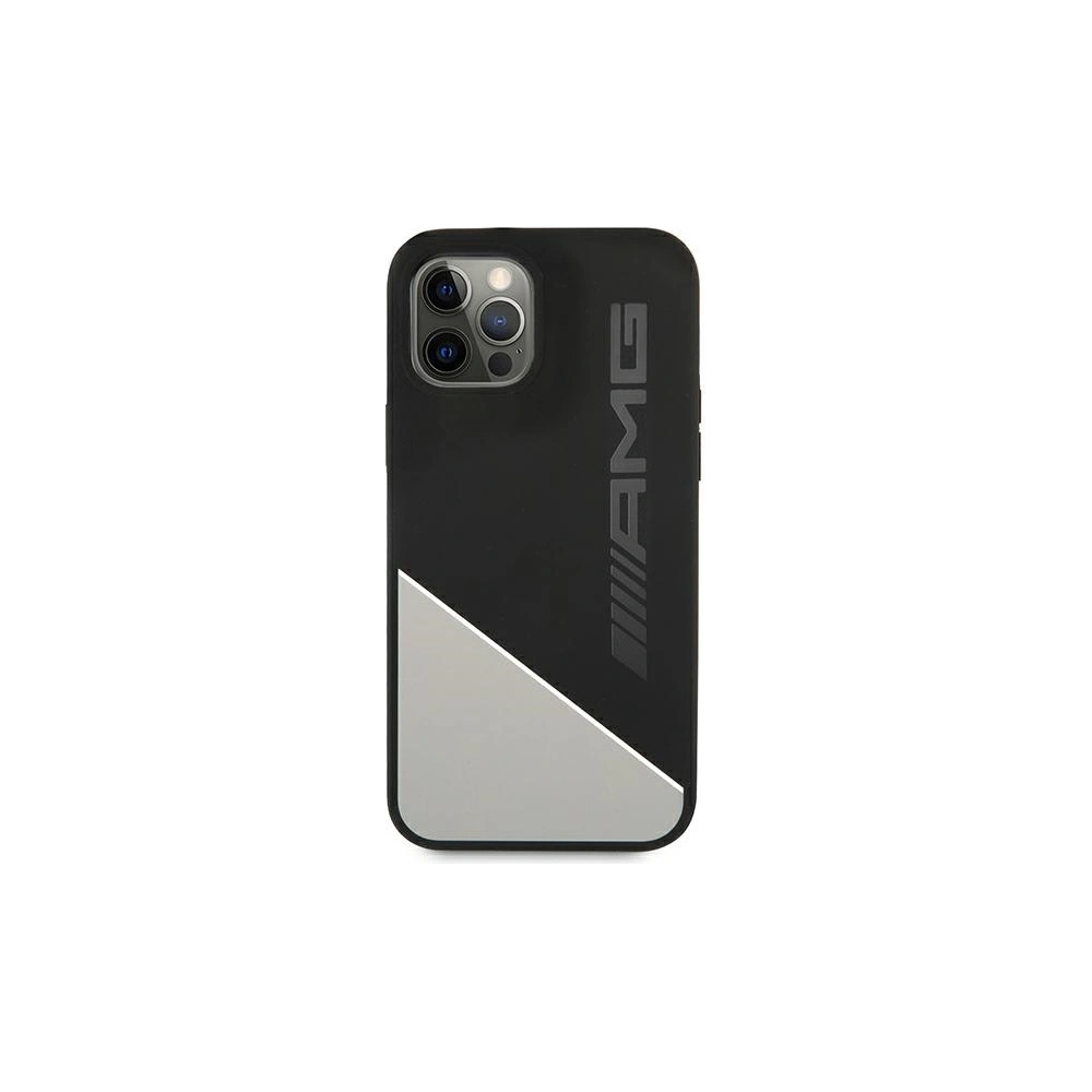 Hurtownia GSM - Etui Mercedes AMG AMHCP12MWGDBK Apple iPhone 12/12 Pro šedý/grey hardcase silikonové dvě tóny - MRS047GRY - {ean13} - Hurt