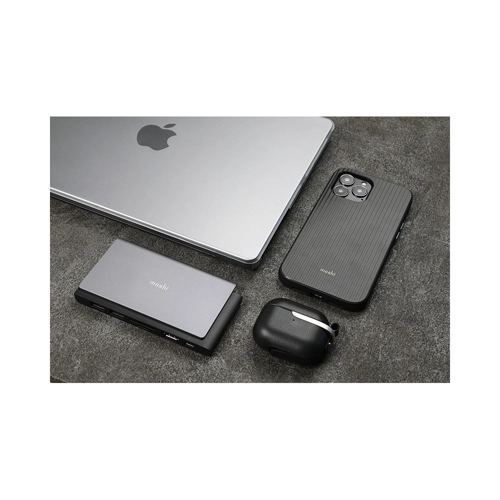 Etui Moshi iGlaze Hardshell Apple MacBook Pro 14 2021-2023 (Stealth Clear)