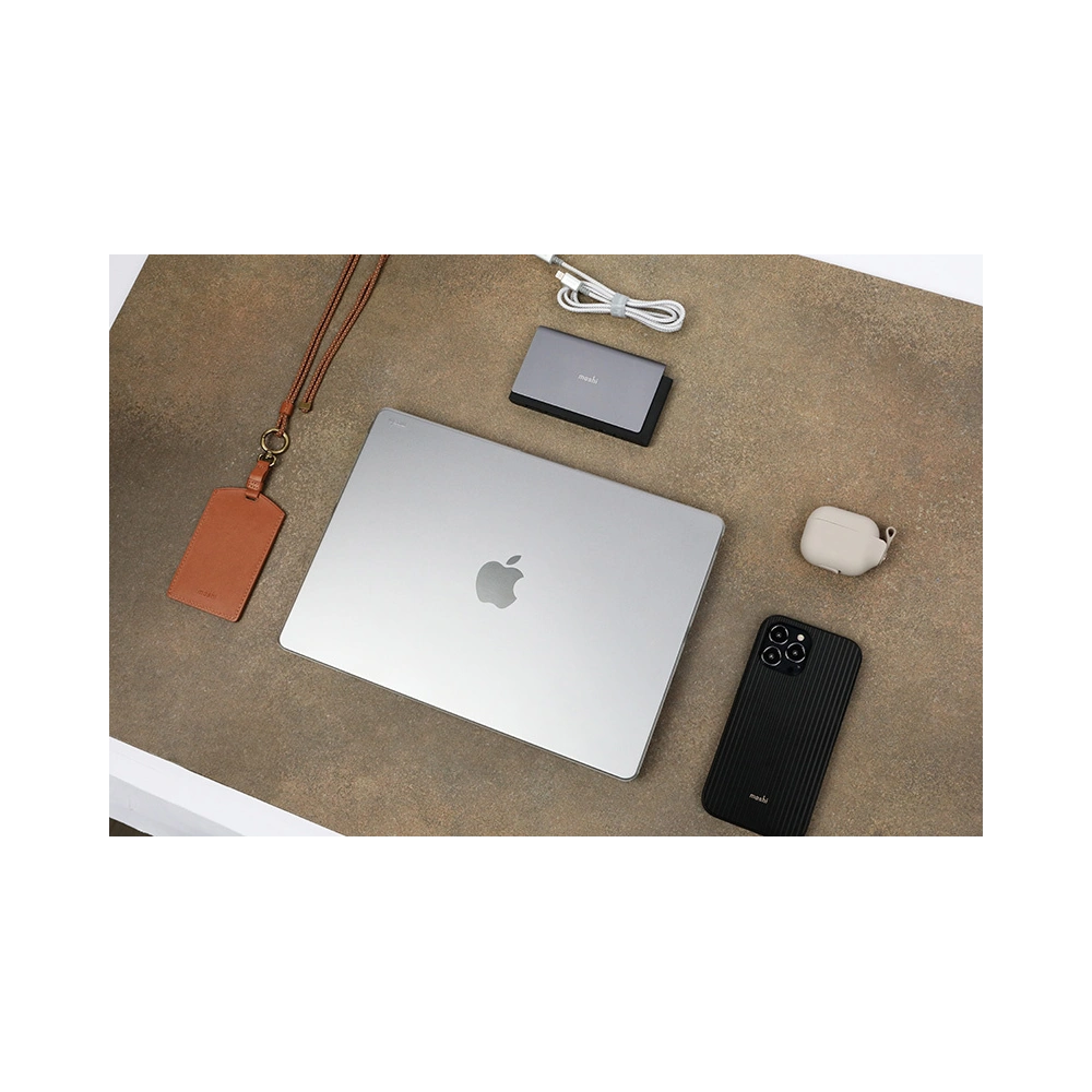 Etui Moshi iGlaze Hardshell Apple MacBook Pro 14 2021-2023 (Stealth Clear)