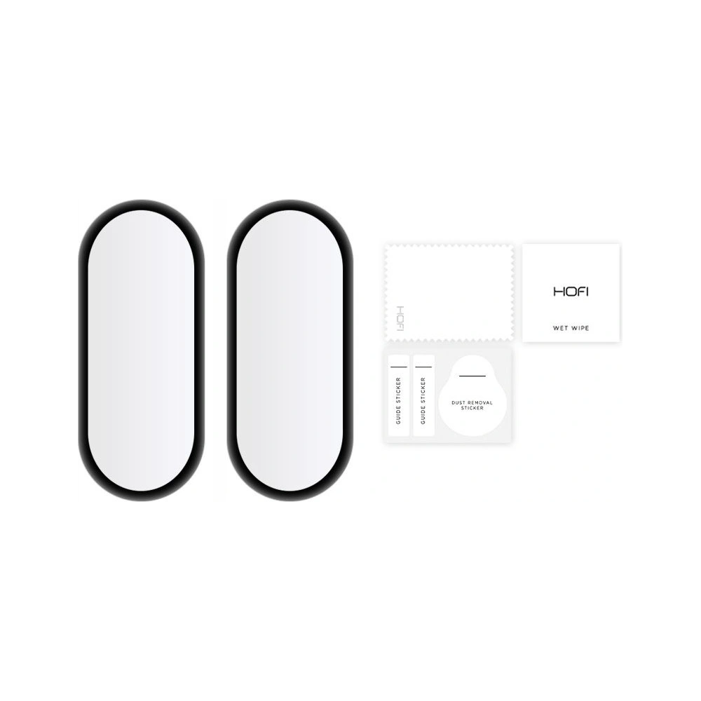 Hurtownia GSM - Hybidní sklo Hofi Hybrid Pro+ Xiaomi Mi Band 7 Black [2 PACK] - HOFI238BLK - {ean13} - Hurt