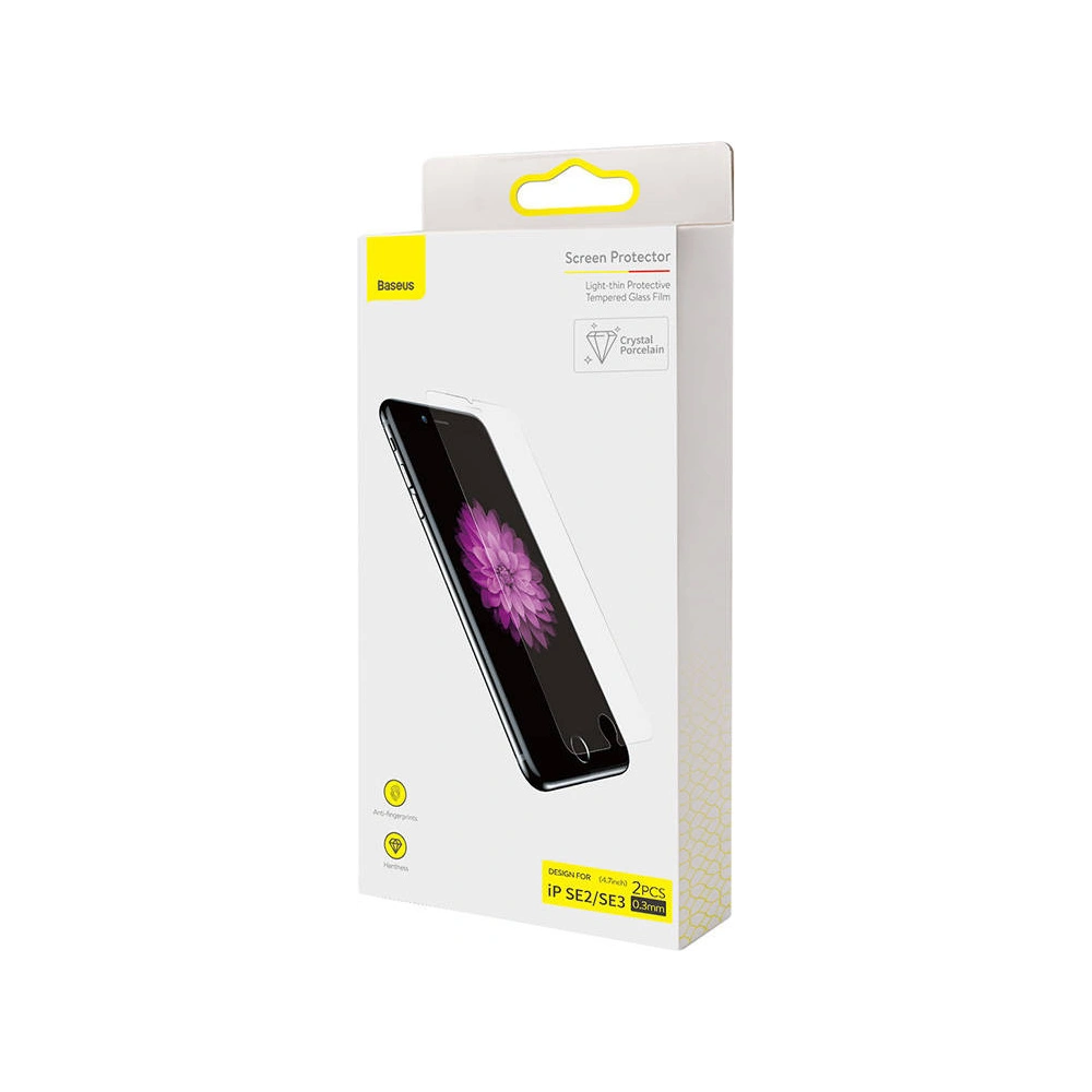 Hurtownia GSM - Tvrzené sklo 0.3mm Baseus Apple iPhone SE 2022/SE 2020/8/7 - BSU3248 - {ean13} - Hurt