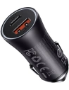 Baseus Golden Contactor Max Car Charger, USB + USB-C 60W (gray)