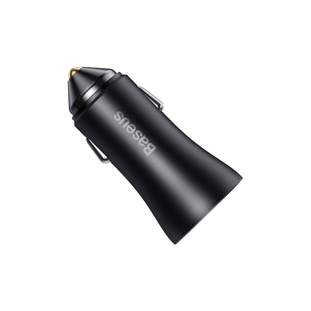 Wholesale Baseus Golden Contactor Max Car Charger, 2xUSB 60W (gray) - BSU3252GRY - {ean13} - Hurt
