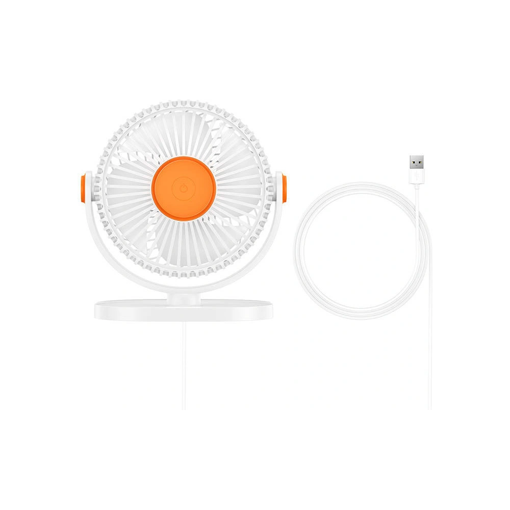 Stolní ventilátor Baseus Serenity, USB (bílý)