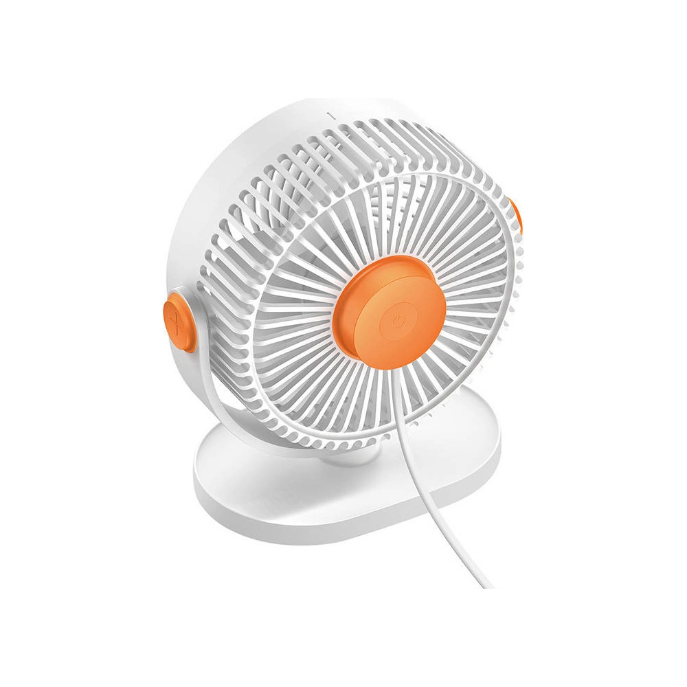 Stolní ventilátor Baseus Serenity, USB (bílý)
