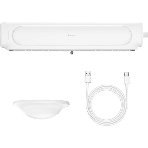 Wentylator biurkowy Baseus Refreshing z uchwytem na monitor (biały)