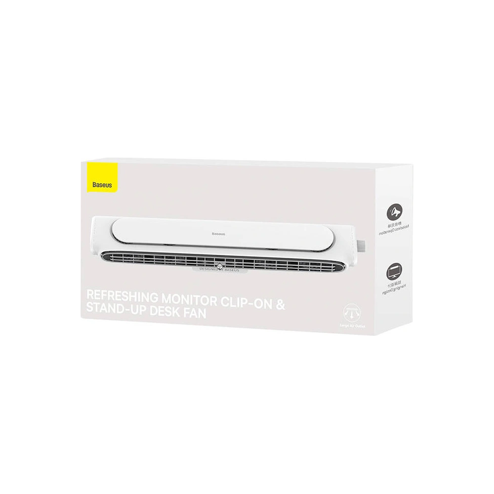 Hurtownia GSM - Stolní ventilátor Baseus Refreshing s držákem na monitor (bílý) - BSU3254WHT - {ean13} - Hurt