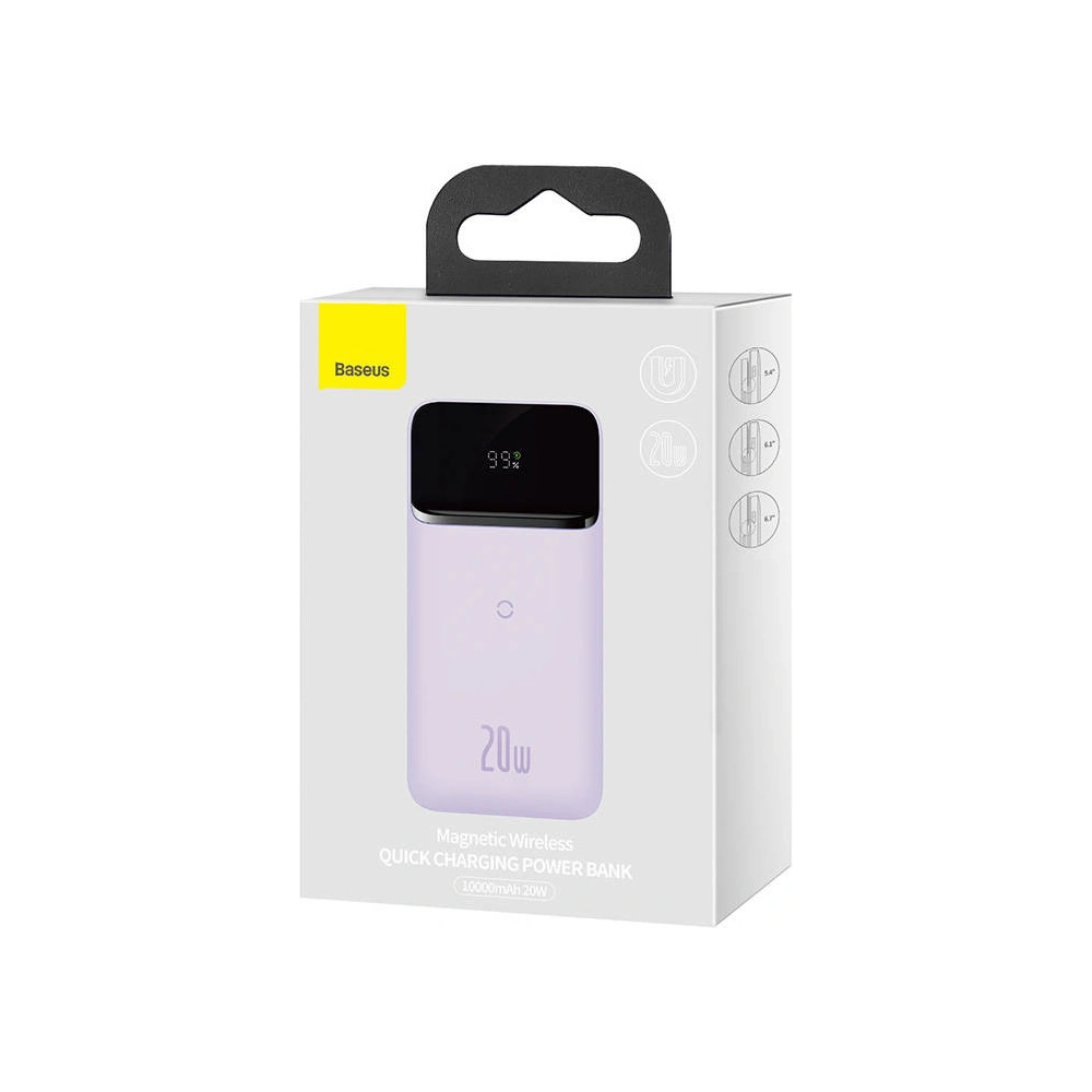 Hurtownia GSM - Powerbank Baseus Magnetic 10000mAh 20W (fioletowy) - BSU3259VIO - {ean13} - Hurt