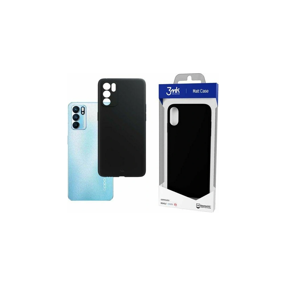 Hurtownia GSM - Etui 3MK Matt Case Oppo Reno 6 5G černý/black - 3MK3413BLK - {ean13} - Hurt