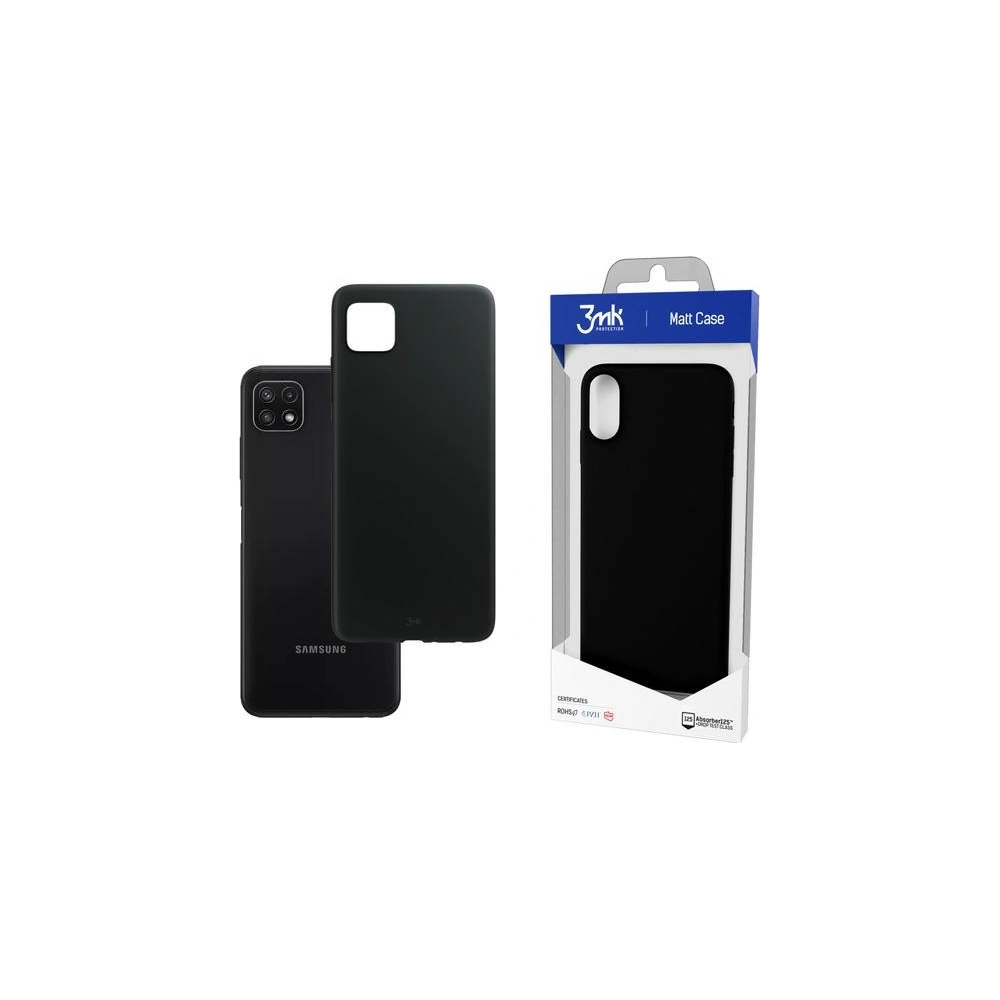 Hurtownia GSM - Etui 3MK Matt Case Samsung Galaxy A22 5G černý/black - 3MK3427BLK - {ean13} - Hurt