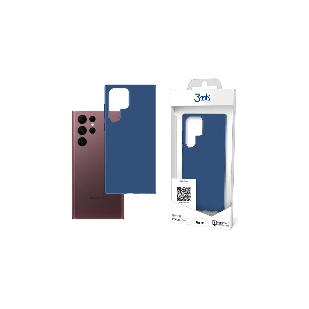 Hurtownia GSM - Etui 3MK Matt Case Samsung Galaxy S22 Ultra jahoda/borůvka - 3MK3441BBE - {ean13} - Hurt