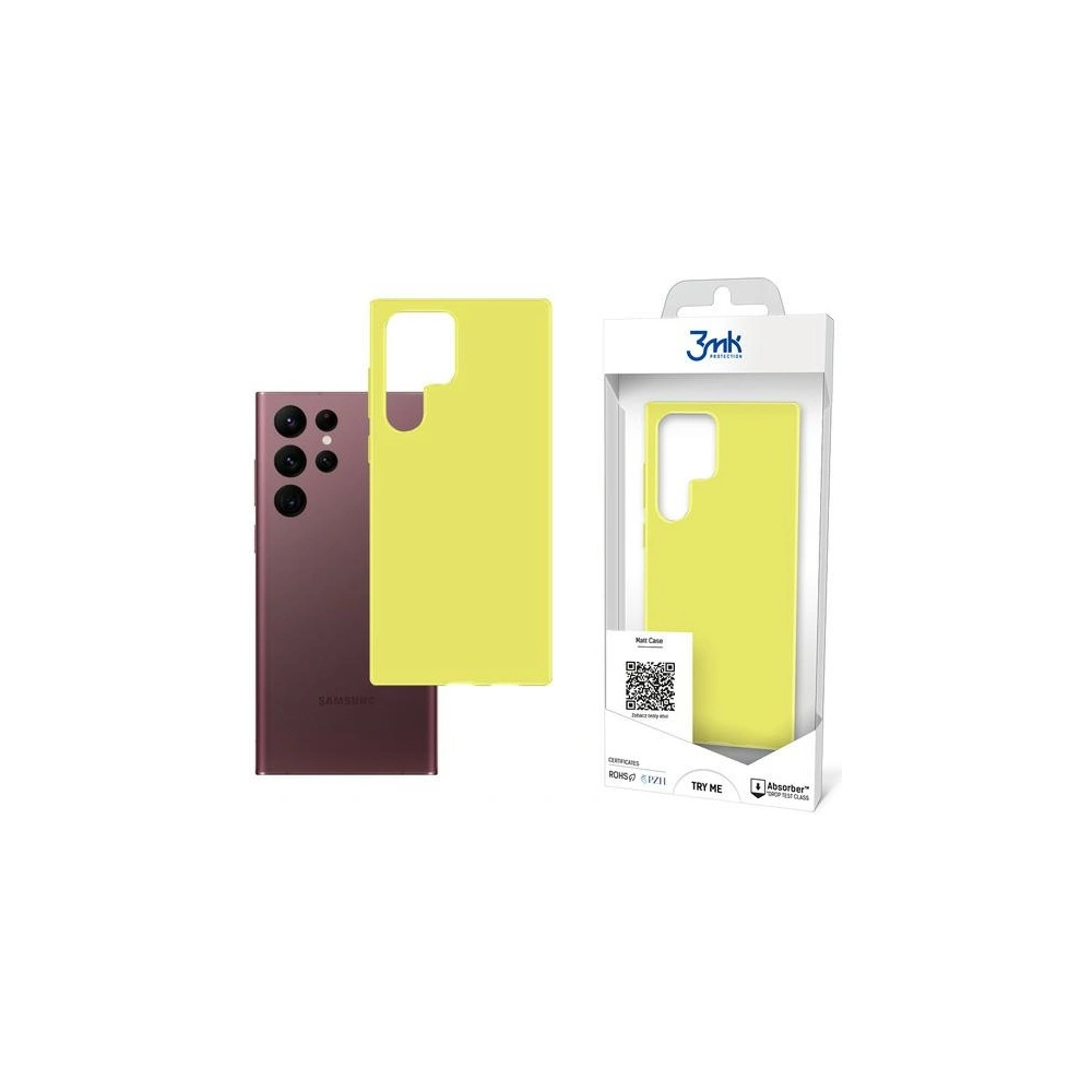 Hurtownia GSM - Etui 3MK Matt Case Samsung Galaxy S22 Ultra limonka/lime - 3MK3443LIM - {ean13} - Hurt