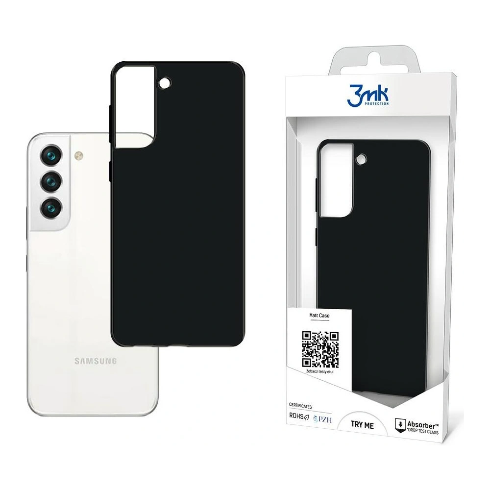 Hurtownia GSM - Etui 3MK Matt Case Samsung Galaxy S22 černý/black - 3MK3446BLK - {ean13} - Hurt