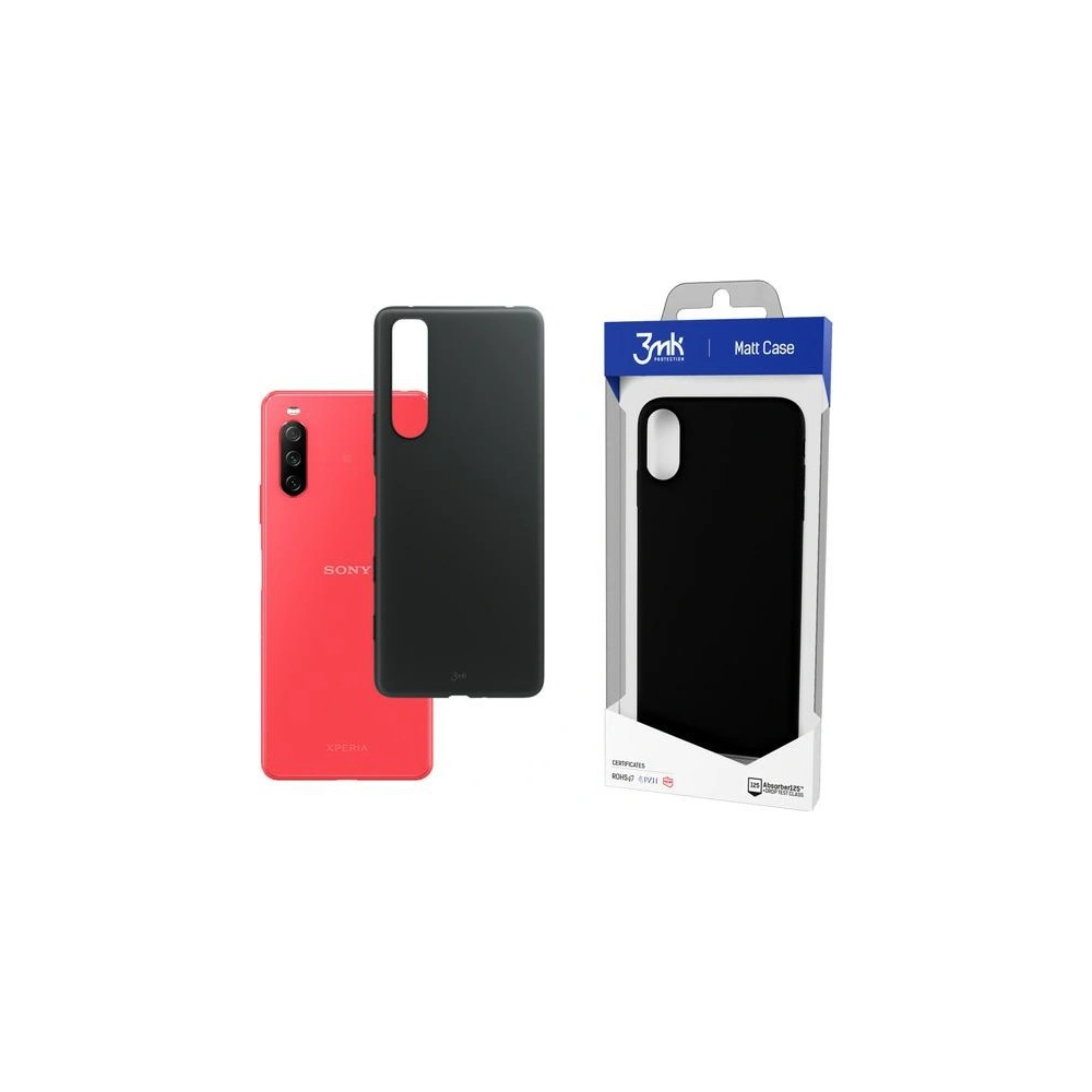 Hurtownia GSM - Etui 3MK Matt Case Sony Xperia 10 III 5G černý/black - 3MK3453BLK - {ean13} - Hurt