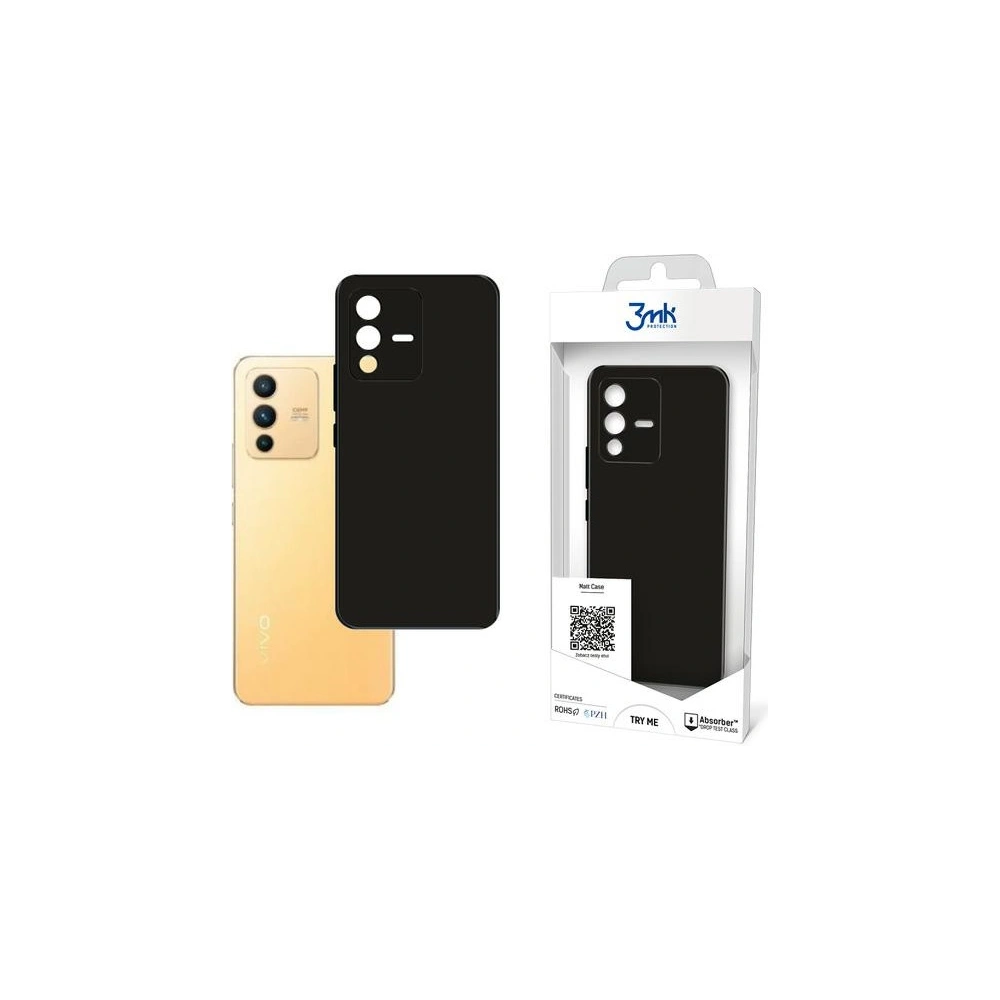 Etui 3MK Matt Case Vivo S12 5G czarny/black