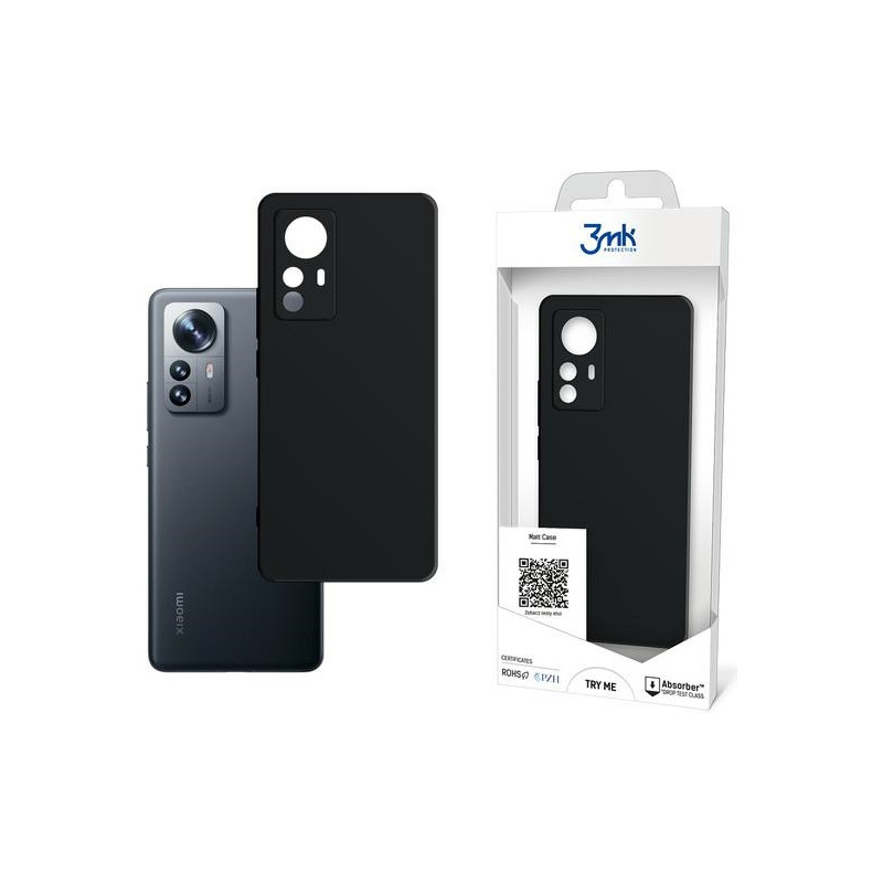 Hurtownia 3MK - 5903108458290 - 3MK3458BLK - Etui 3MK Matt Case Xiaomi 12 Pro czarny/black - B2B homescreen