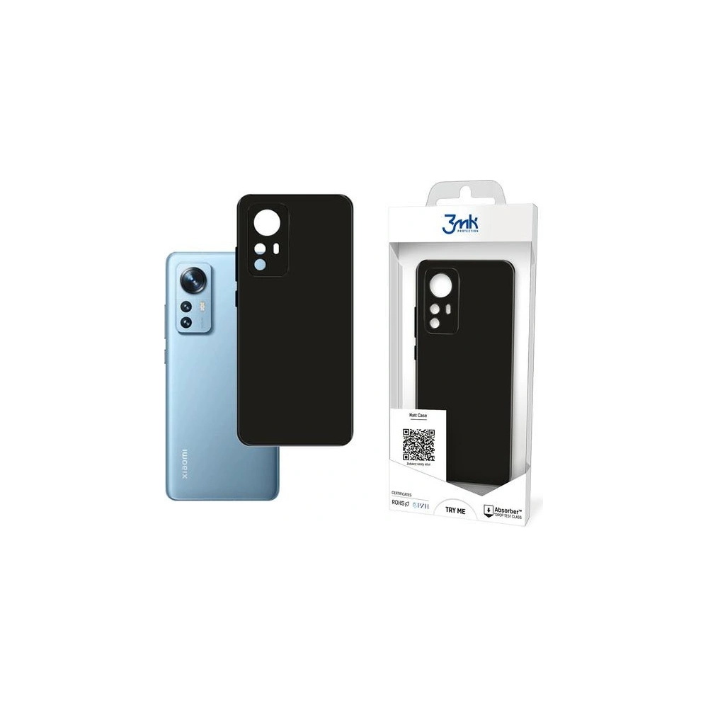 Hurtownia GSM - Etui 3MK Matt Case Xiaomi 12/12X černé/black - 3MK3459BLK - {ean13} - Hurt