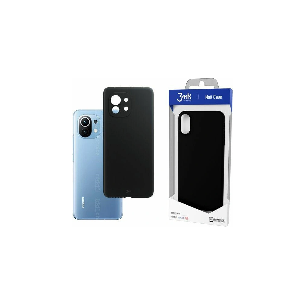 Hurtownia GSM - Etui 3MK Matt Case Xiaomi Mi 11 5G černý/black - 3MK3461BLK - {ean13} - Hurt
