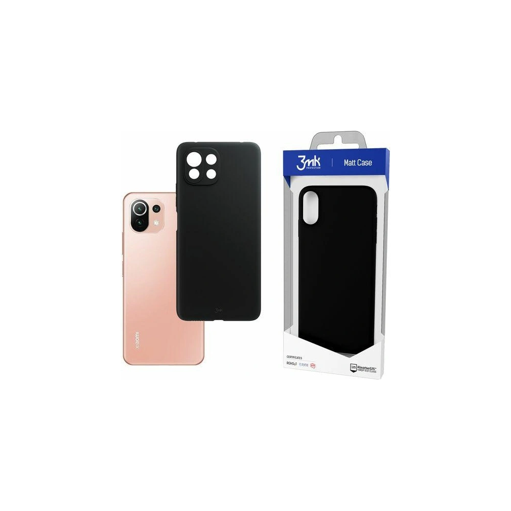 Hurtownia GSM - Etui 3MK Matt Case Xiaomi Mi 11 Lite 5G černý/black - 3MK3462BLK - {ean13} - Hurt