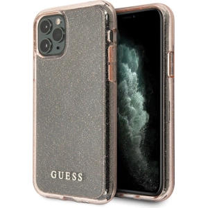 Hurtownia GSM - Etui Guess GUHCN65PCGLPI Apple iPhone 11 Pro Max różowy/pink hard case Glitter - GUE1815PNK - {ean13} - Hurt