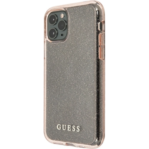 Etui Guess GUHCN65PCGLPI Apple iPhone 11 Pro Max różowy/pink hard case Glitter