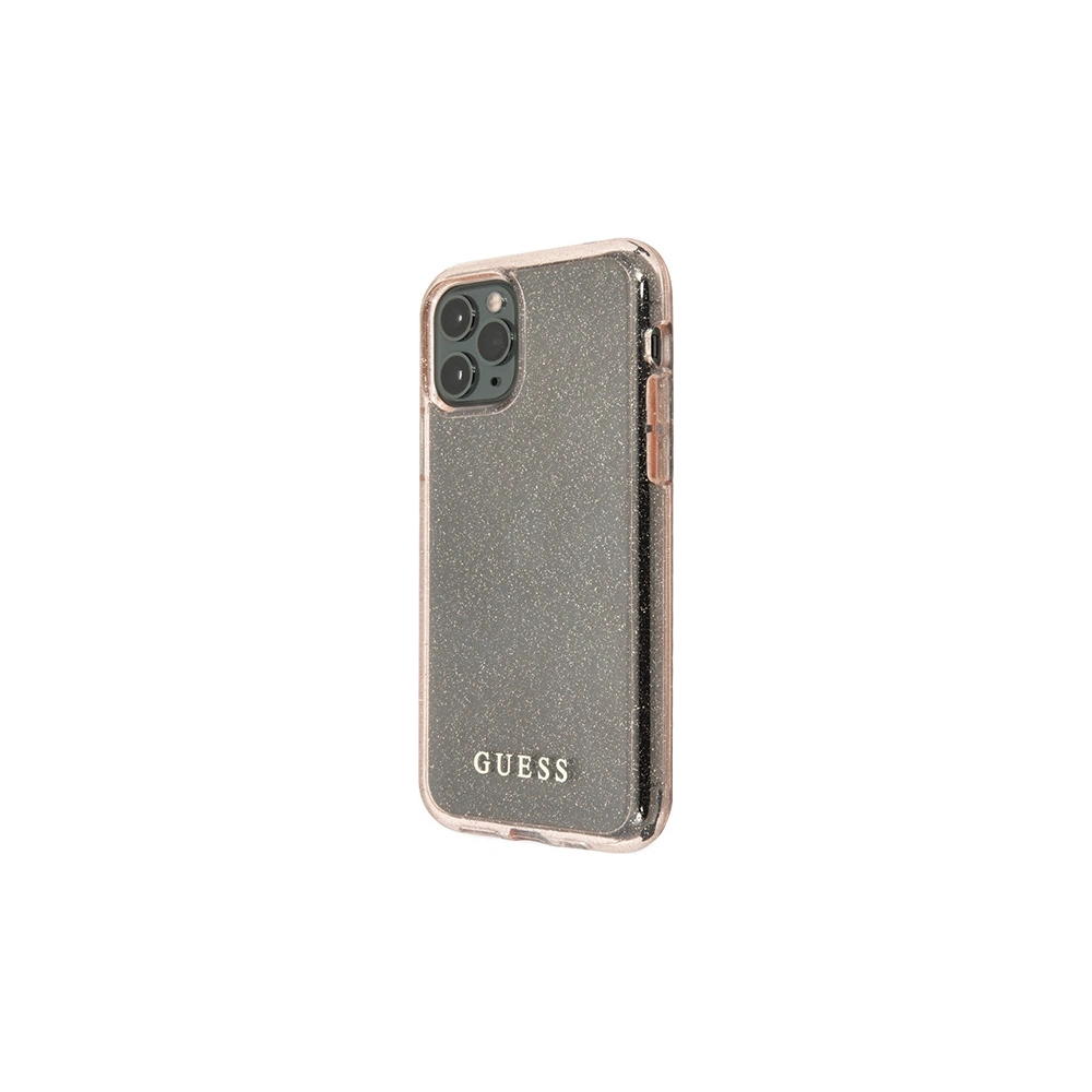 Hurtownia GSM - Etui Guess GUHCN65PCGLPI Apple iPhone 11 Pro Max růžový/pink hard case Glitter - GUE1815PNK - {ean13} - Hurt