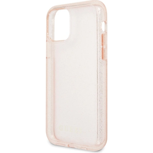 Etui Guess GUHCN65PCGLPI Apple iPhone 11 Pro Max różowy/pink hard case Glitter