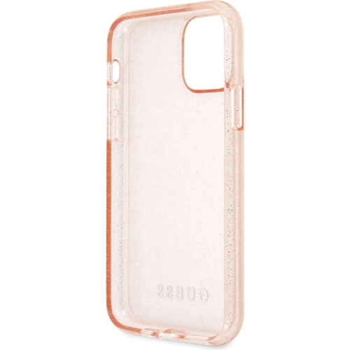 Etui Guess GUHCN65PCGLPI Apple iPhone 11 Pro Max różowy/pink hard case Glitter
