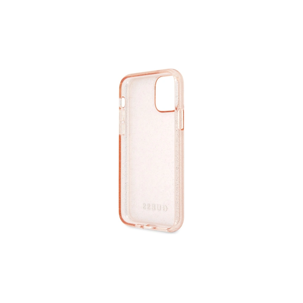 Hurtownia GSM - Etui Guess GUHCN65PCGLPI Apple iPhone 11 Pro Max růžový/pink hard case Glitter - GUE1815PNK - {ean13} - Hurt