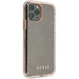 Hurtownia GSM - Case Guess GUHCN65PCGLPI Apple iPhone 11 Pro Max rosa/pink Hartschale Glitter - GUE1815PNK - {ean13} - Hurt