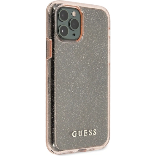 Etui Guess GUHCN65PCGLPI Apple iPhone 11 Pro Max różowy/pink hard case Glitter