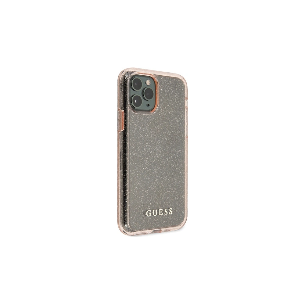 Hurtownia GSM - Etui Guess GUHCN65PCGLPI Apple iPhone 11 Pro Max růžový/pink hard case Glitter - GUE1815PNK - {ean13} - Hurt