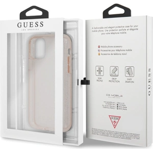 Hurtownia GSM - Case Guess GUHCN65PCGLPI Apple iPhone 11 Pro Max rosa/pink Hartschale Glitter - GUE1815PNK - {ean13} - Hurt