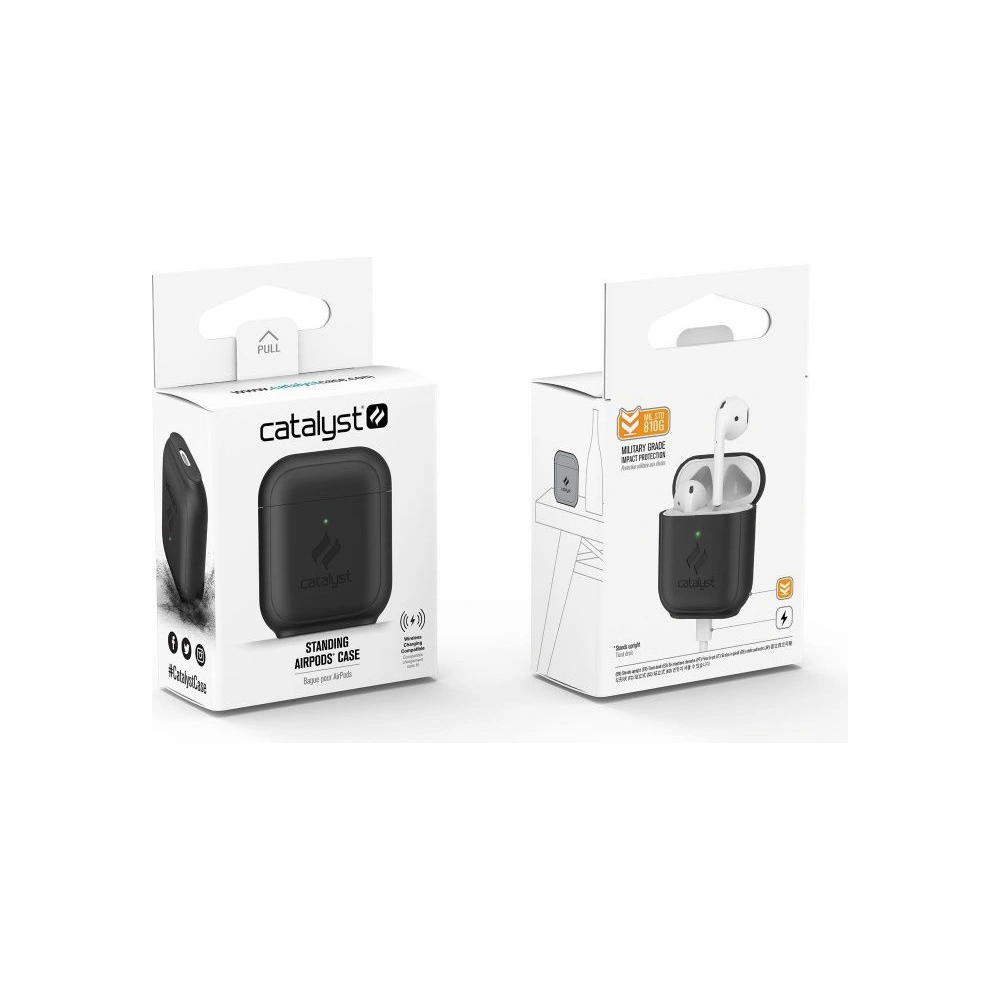 Hurtownia GSM - Etui Catalyst Standing Apple AirPods 1/2 czarne - CAT003BLK - {ean13} - Hurt