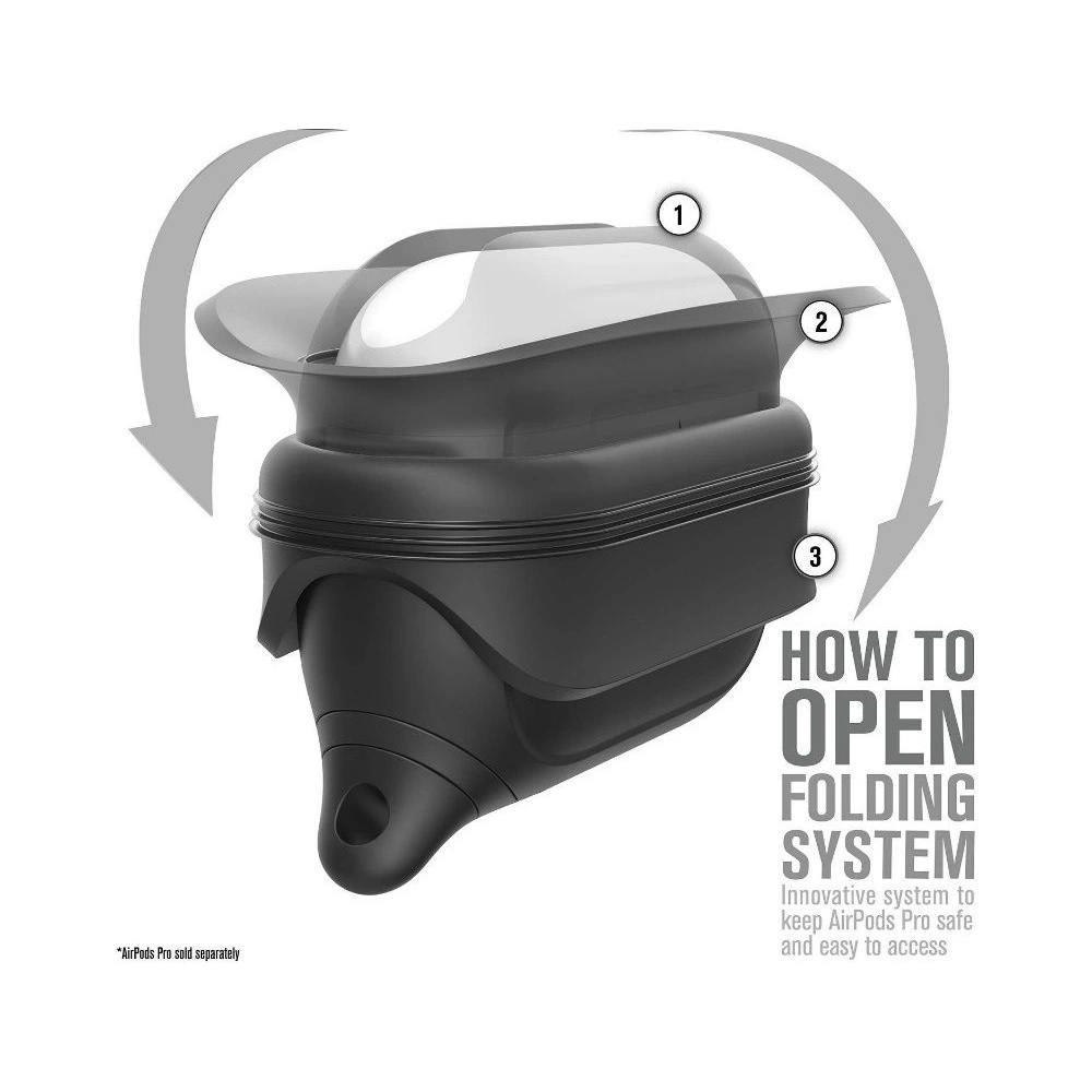 Hurtownia GSM - Etui Catalyst Waterproof Apple AirPods Pro černé - CAT005BLK - {ean13} - Hurt