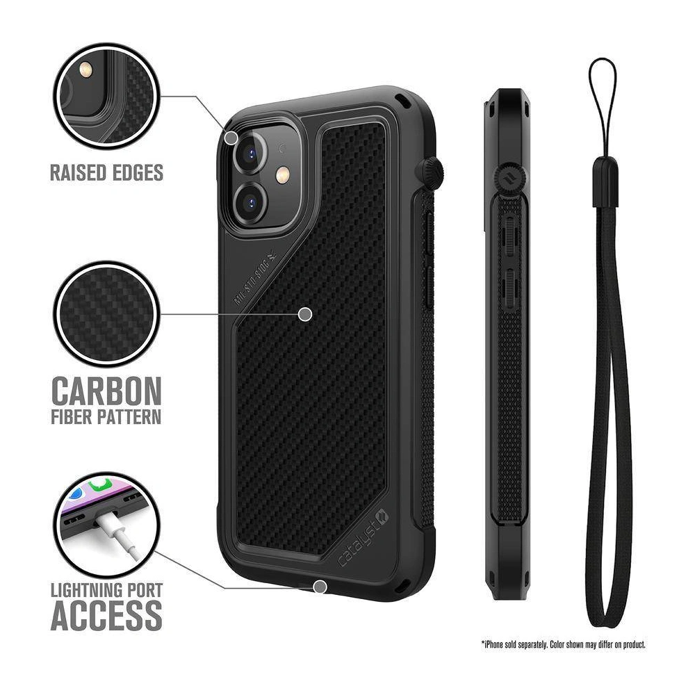 Hurtownia GSM - Etui Catalyst Vibe Apple iPhone 12 mini černé - CAT014BLK - {ean13} - Hurt